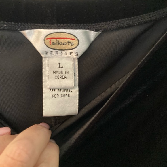 Talbots Velvet Slacks - Picture 2 of 6